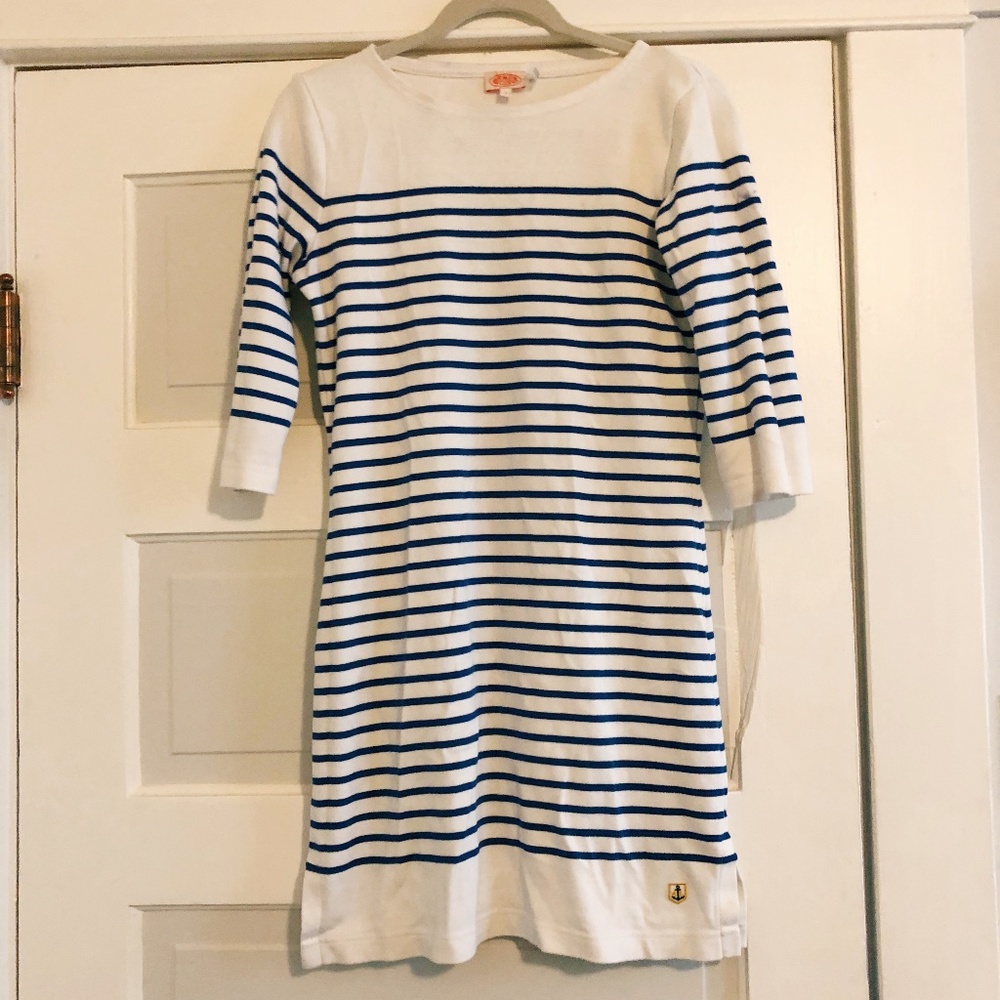 Guideboat Amor Lux Breton Striped Sailor Dress S1